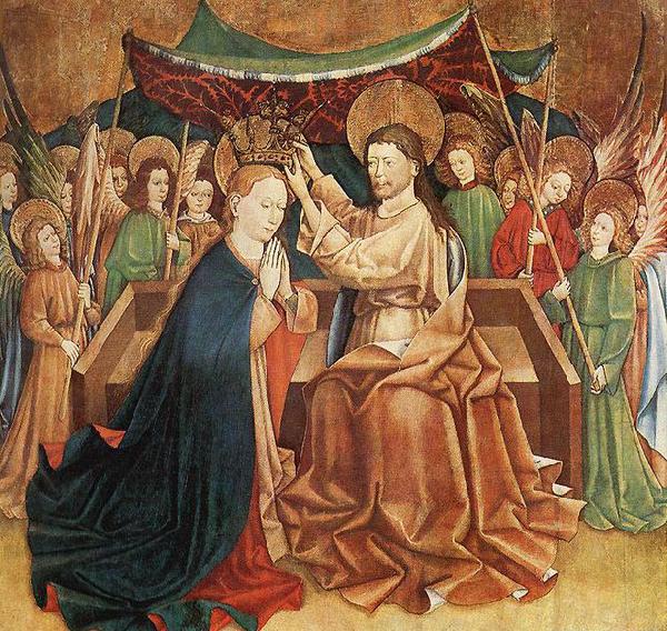 unknow artist Coronation of Mary oil painting image